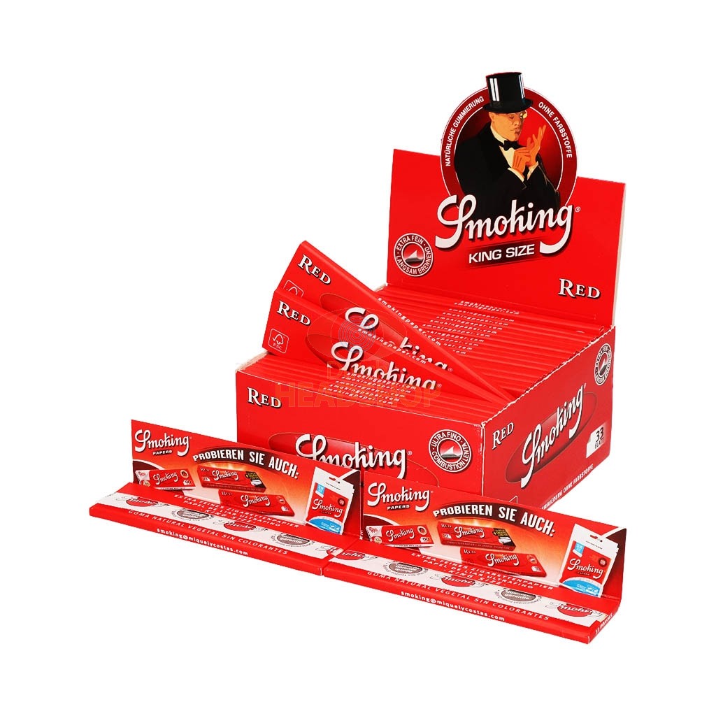 Smoking - Kingsize - Red - Box - 50 x 33 Stück Bild 2