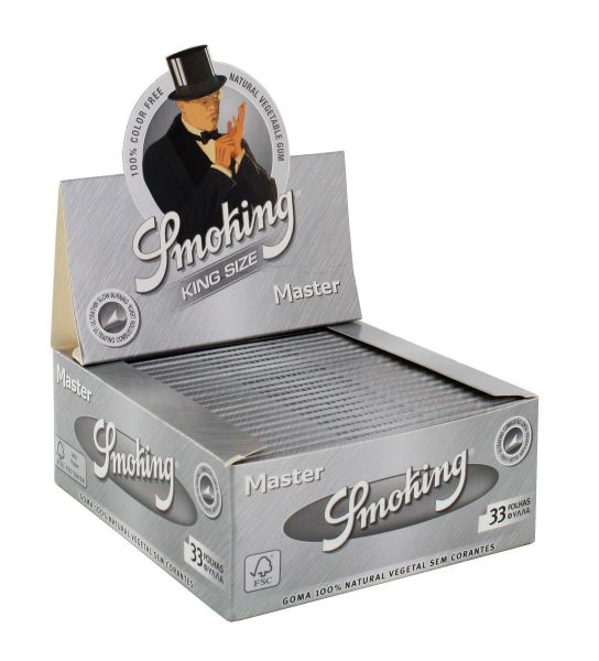 Smoking - Kingsize - Silver Master - Box - 50 x 33 Stück Bild 2