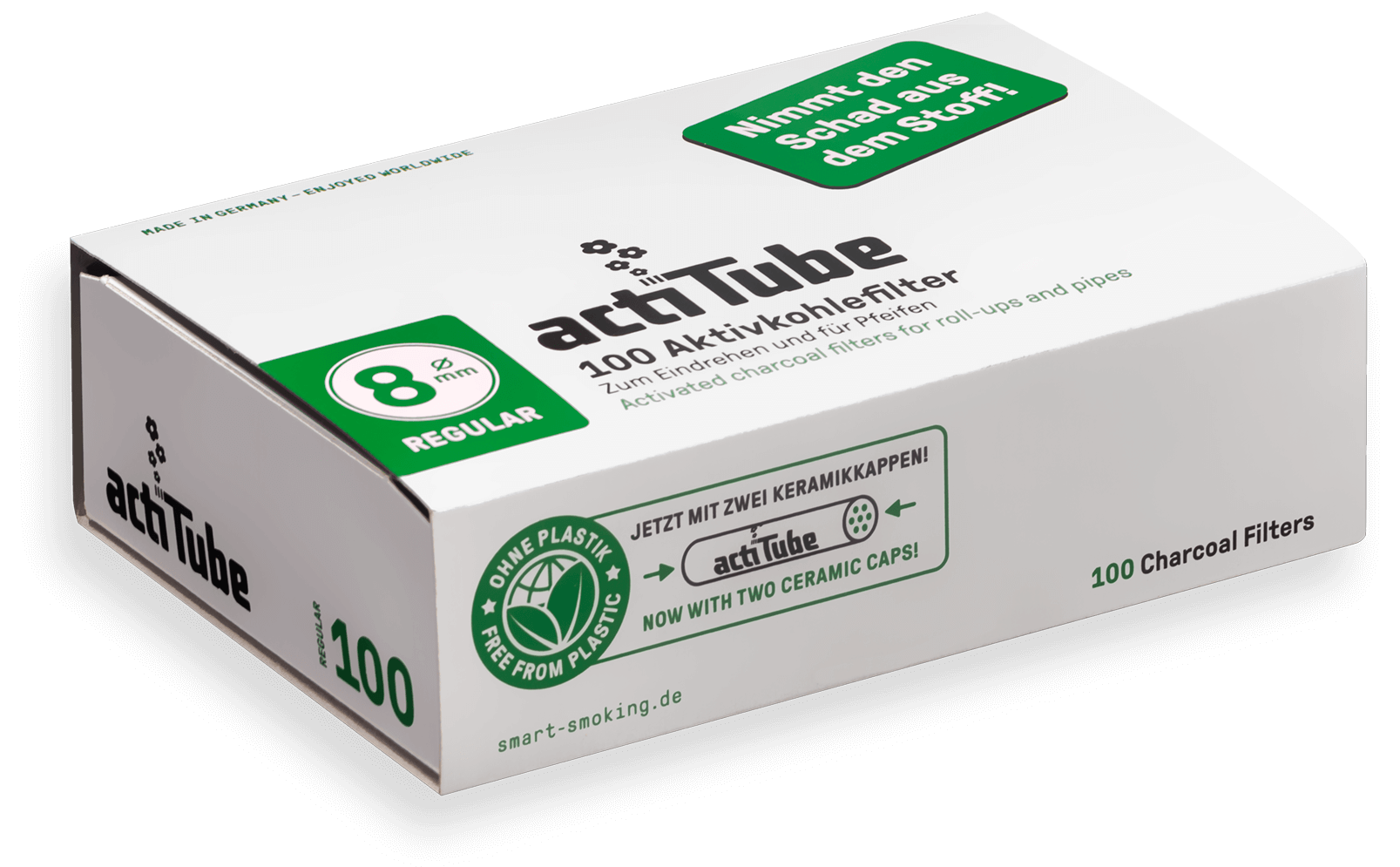 actiTube - REGULAR 8mm - Box - 10 x 100 Stück Bild 2