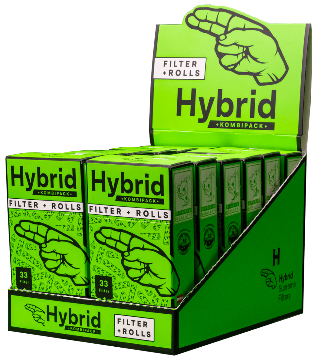 Hybrid Supreme Aktivkohlefilter - Filter & Rolls - 33 Stück - 4m Bild 3