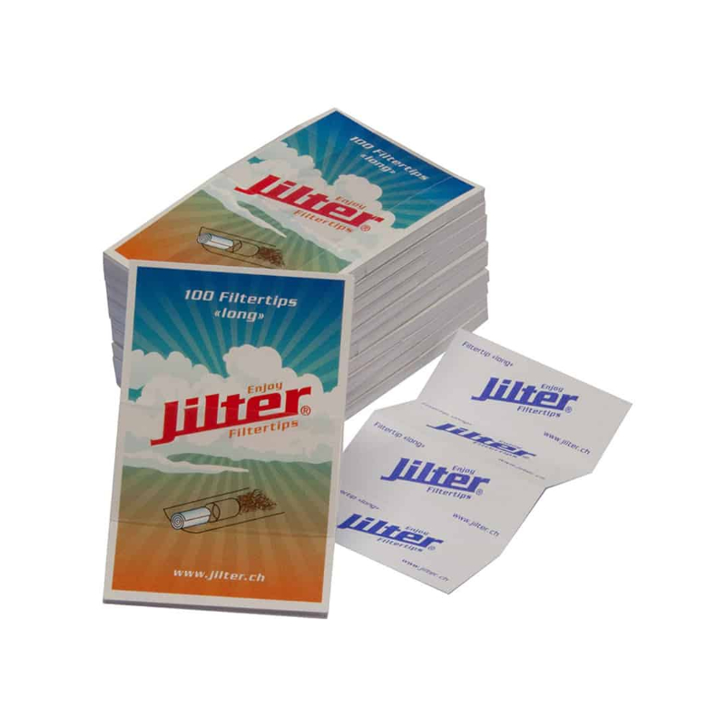Jilter - Filtertips Blau LONG - 10er Pack Bild 5