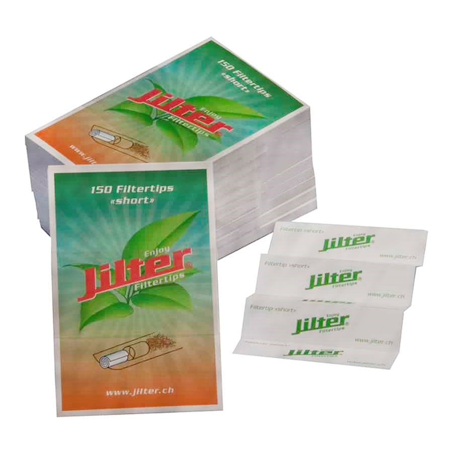 Jilter - Filtertips Grün SHORT - 10er Pack Bild 5