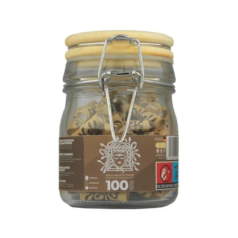 MedusaFilters - 100er Glas - ORGANIC - Hybrid Aktivkohlefilter Bild 7
