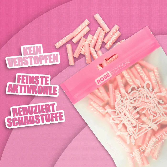 MedusaFilters - 100er Pack - ROSÉ Bild 2