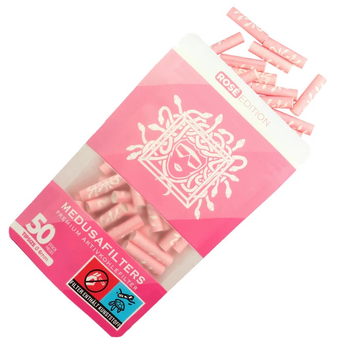 MedusaFilters - 50er Pack - ROSÉ