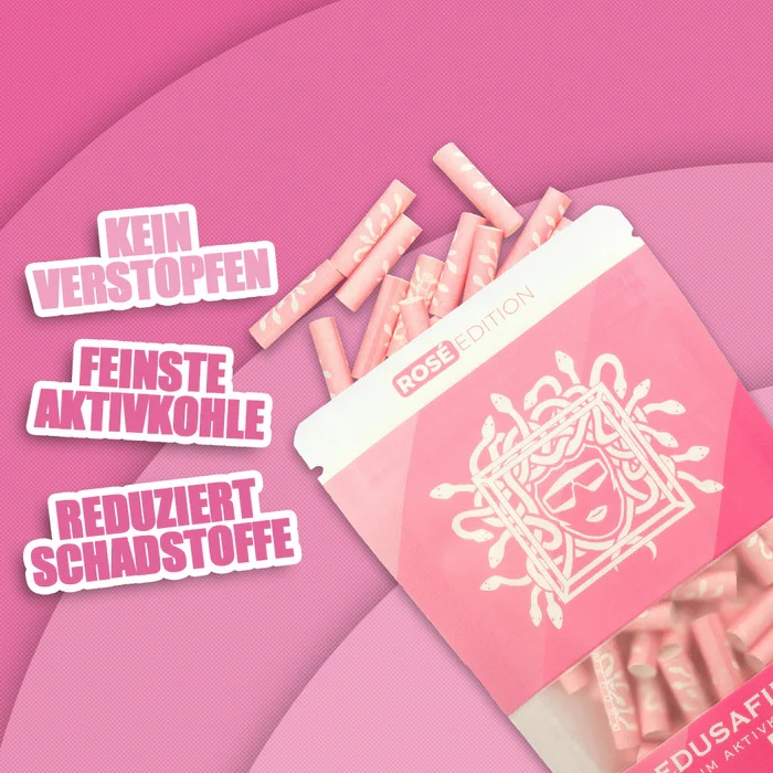 MedusaFilters - 50er Pack - ROSÉ Bild 2