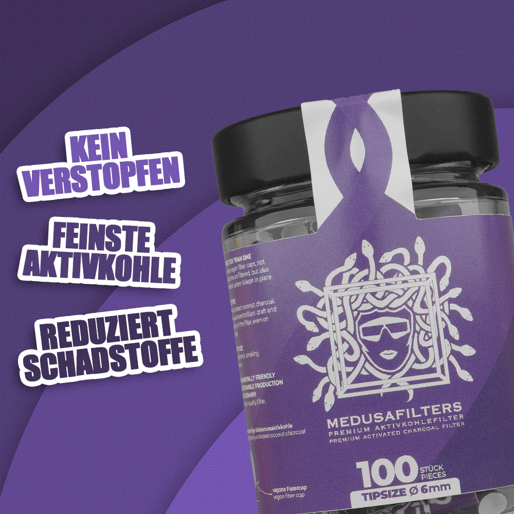 MedusaFilters - 100er Glas - VIOLET Bild 2