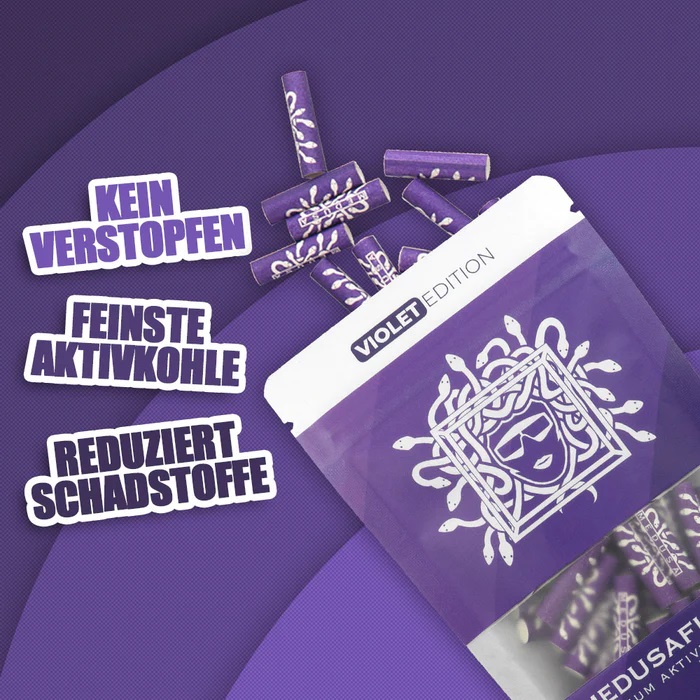 MedusaFilters - 50er Pack - VIOLET Bild 2