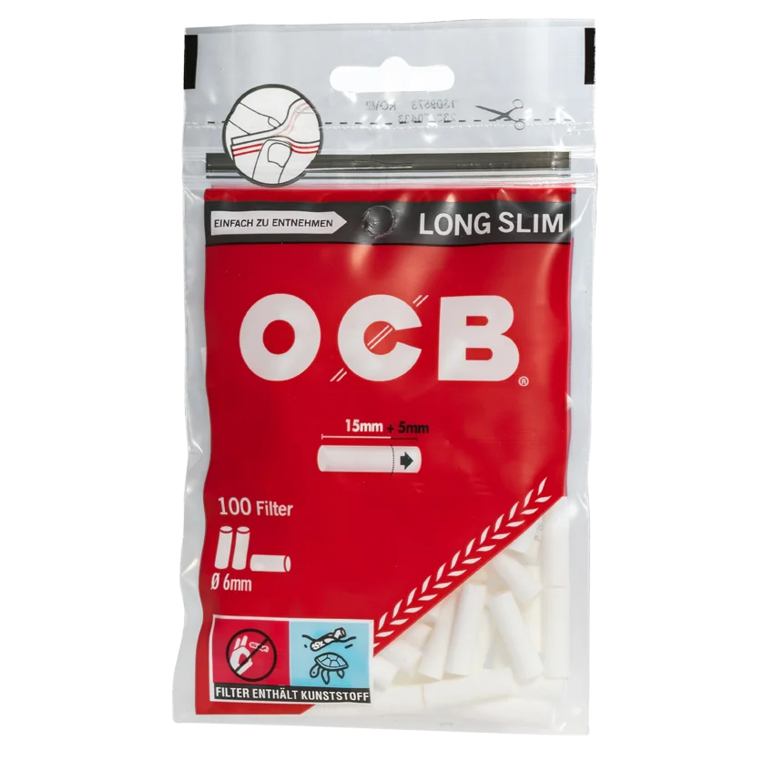 OCB - Filter Slim Long 6mm - Display - 10 x 100 Stück Bild 2
