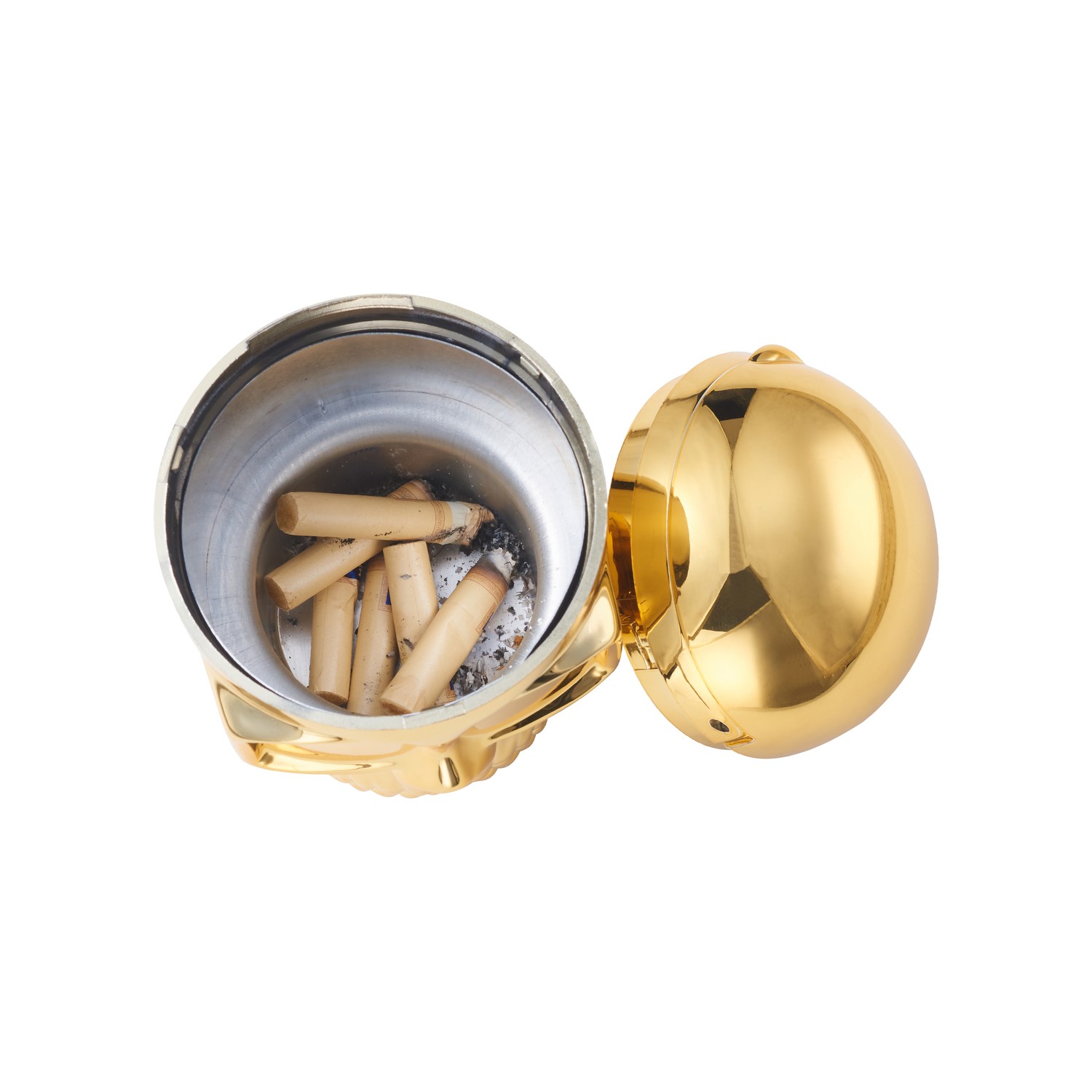 Metallic Skull Auto Aschenbecher mit LED Beleuchtung - Display - 6 Stück Bild 3