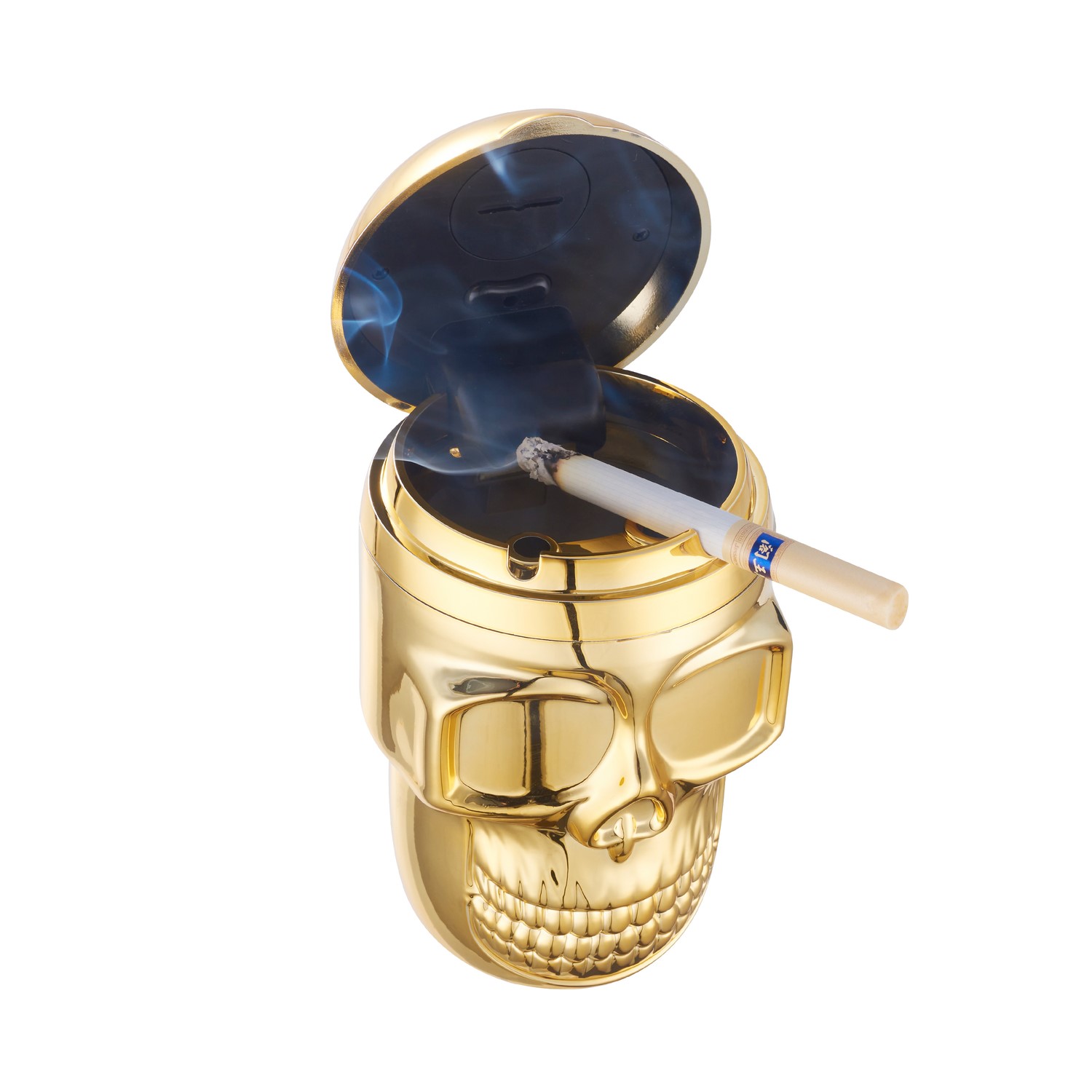 Metallic Skull Auto Aschenbecher mit LED Beleuchtung - Display - 6 Stück Bild 4