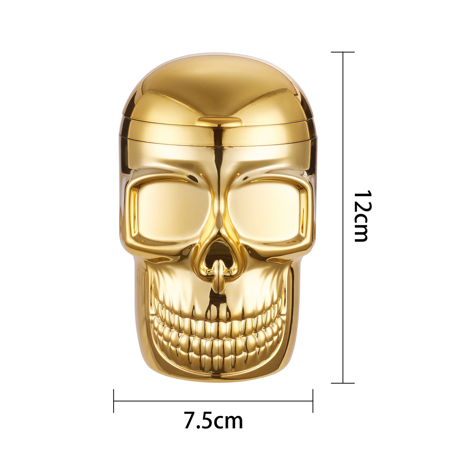 Metallic Skull Auto Aschenbecher mit LED Beleuchtung - Display - 6 Stück Bild 5