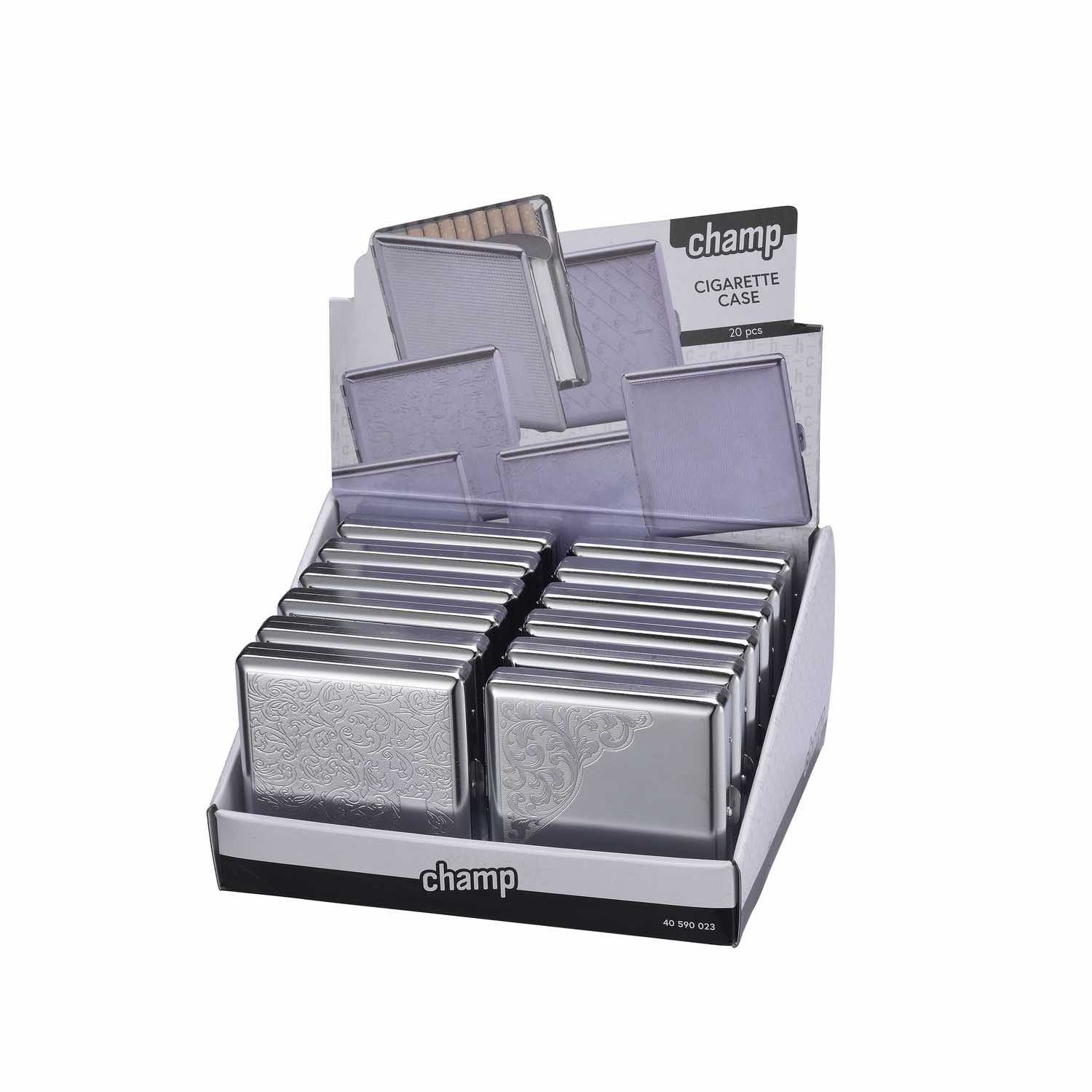 20er Zigarettenetui - Classic mit Gravur - Display - 12 Stück