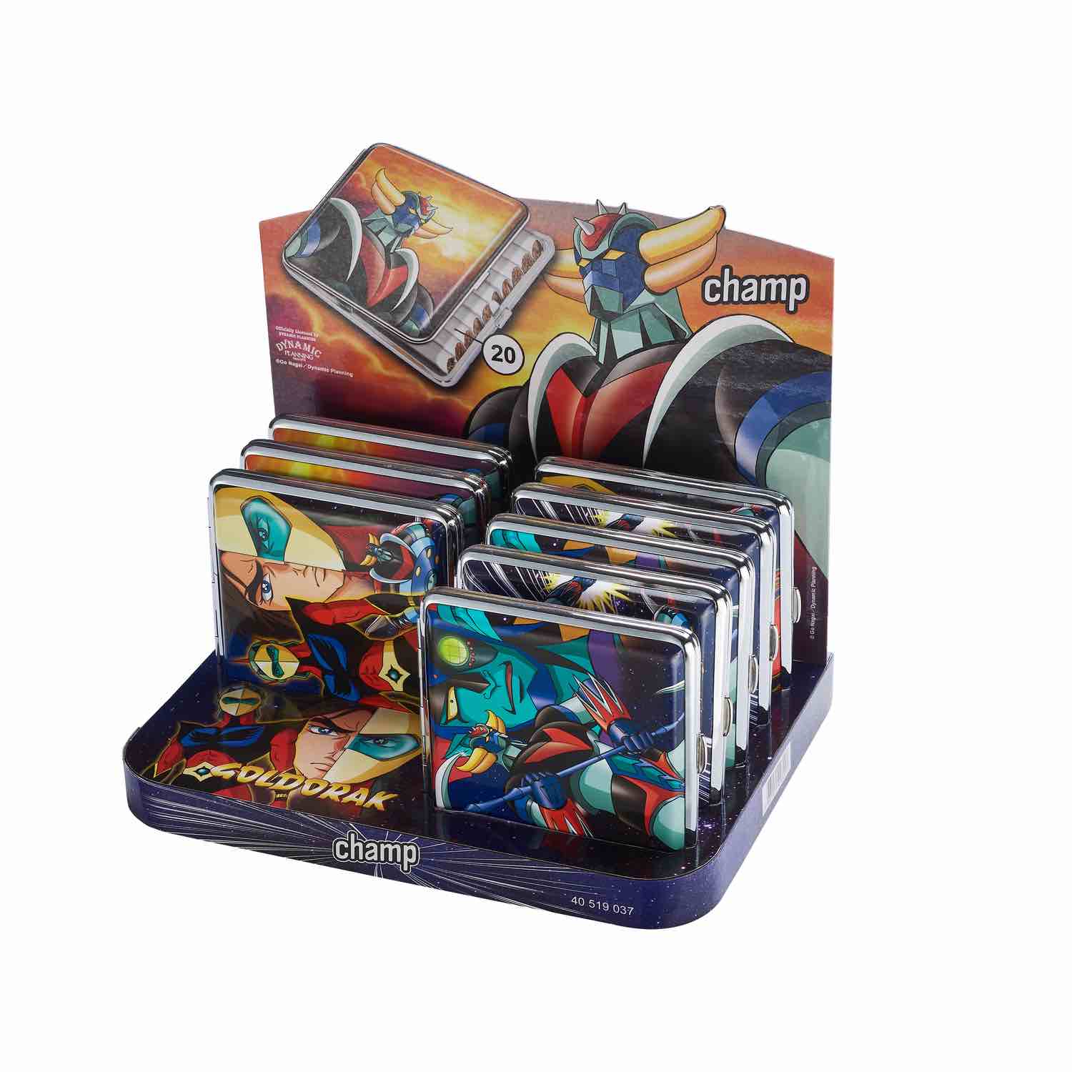 20er Zigarettenetui - Goldorak - Display - 8 Stück