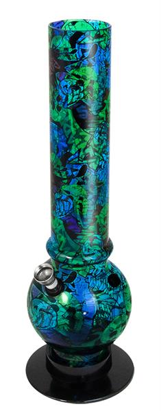 Acryl Bong - Street Art Blue - 32cm - blau