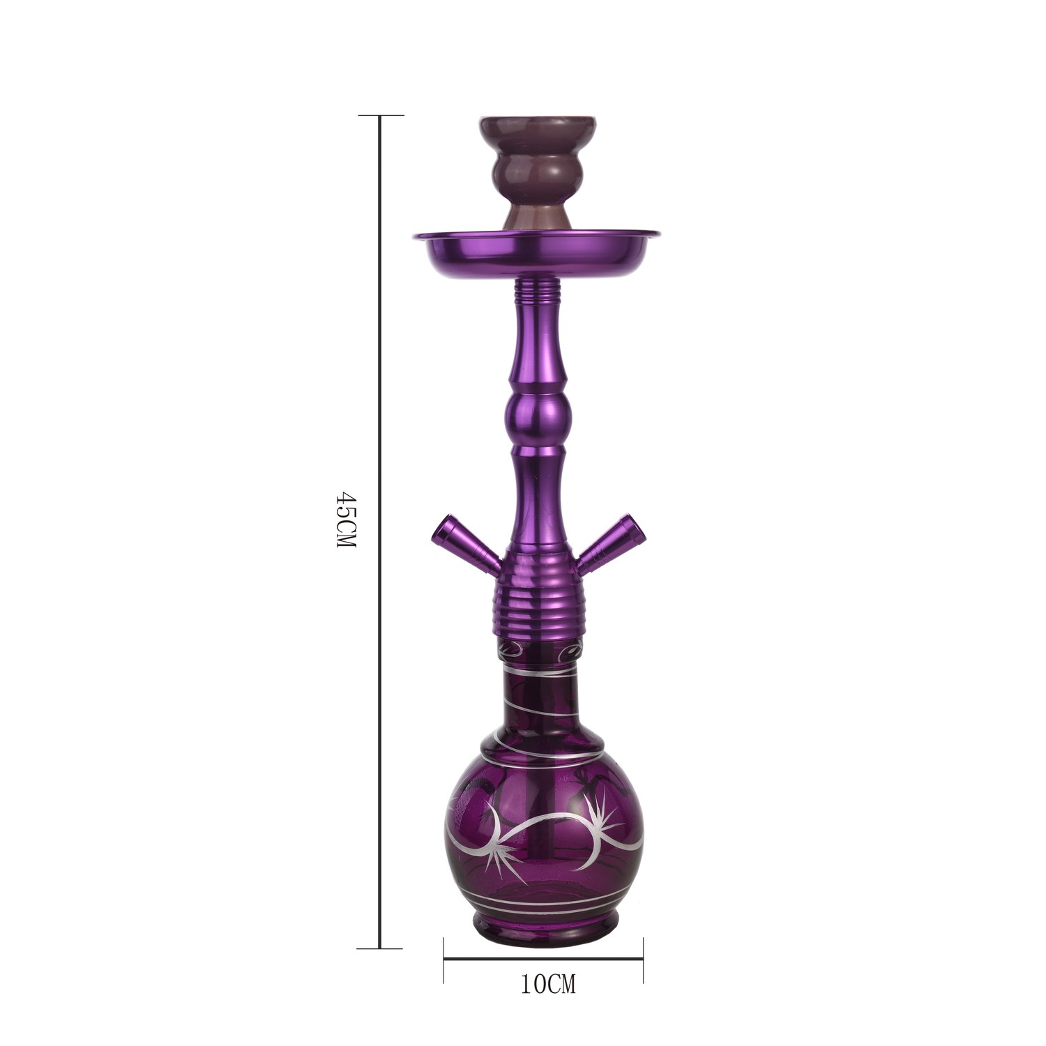 Al Malik - Shisha Inzegan Purple - 450mm - violett Bild 3