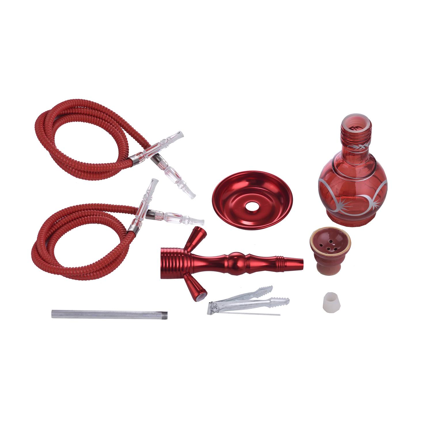 Al Malik - Shisha Inzegan Red - 450mm - rot Bild 2