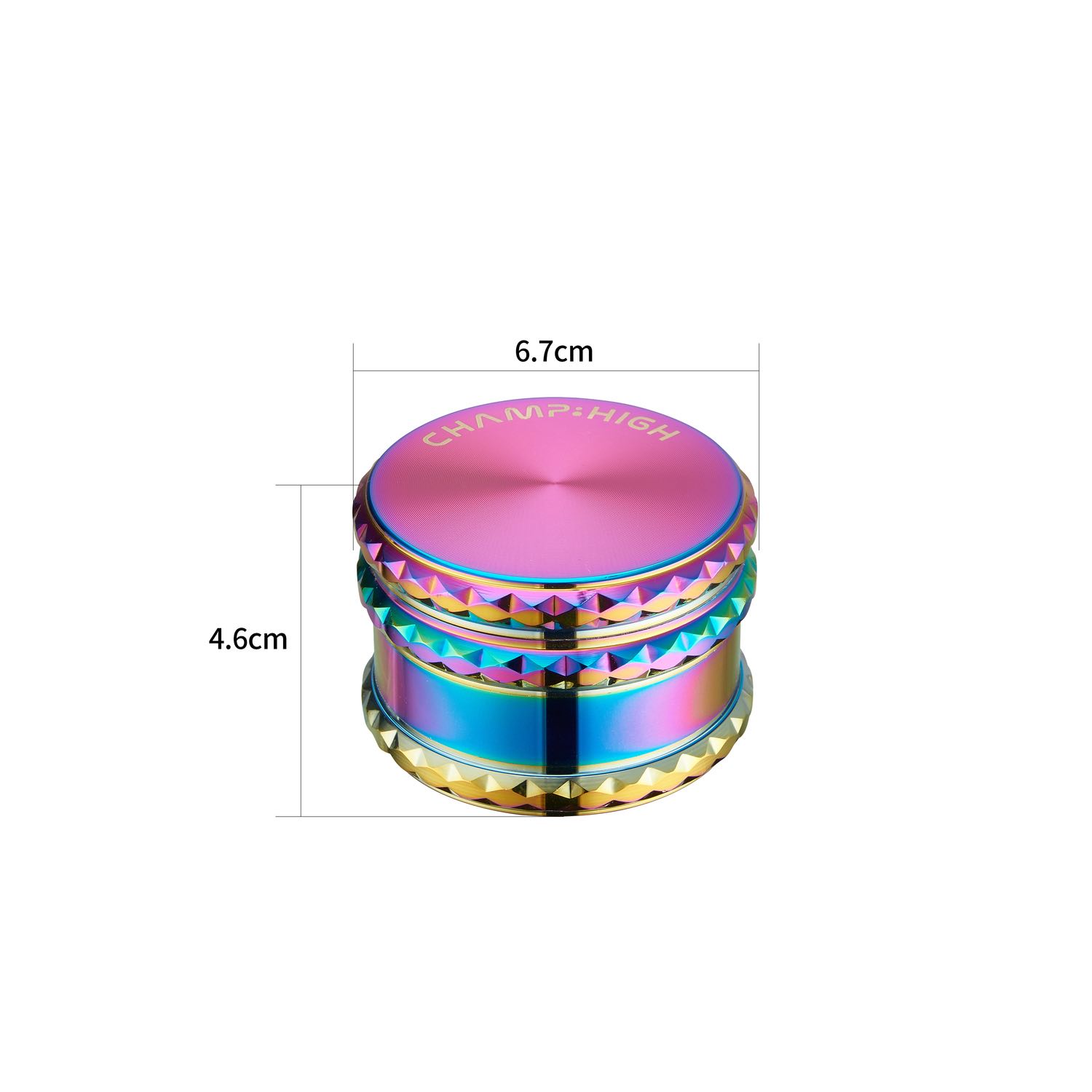 Champ High - Grinder Big Rainbow - 65mm - 4 Layers Bild 4