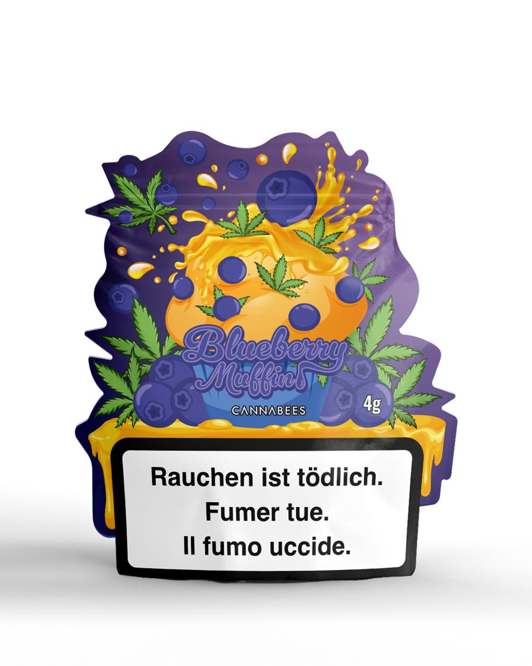 Cannabees - Blueberry Muffin - Indoor CBD Blüten - 4g