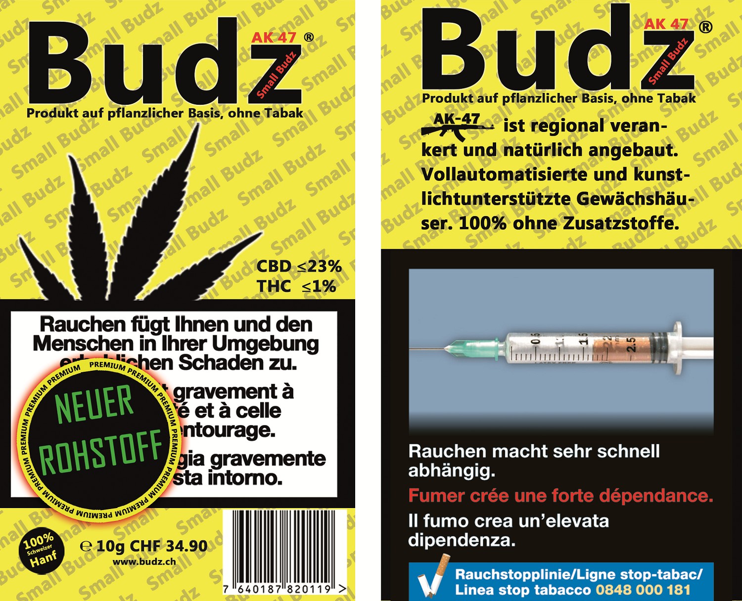 Budz - AK 47 - Indoor CBD Small Buds - 10g