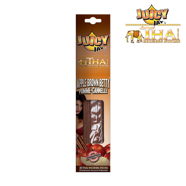 Juicy Jay - Thai Incense Sticks - Apple Brown Betty - Display - 12 x 20 Stück