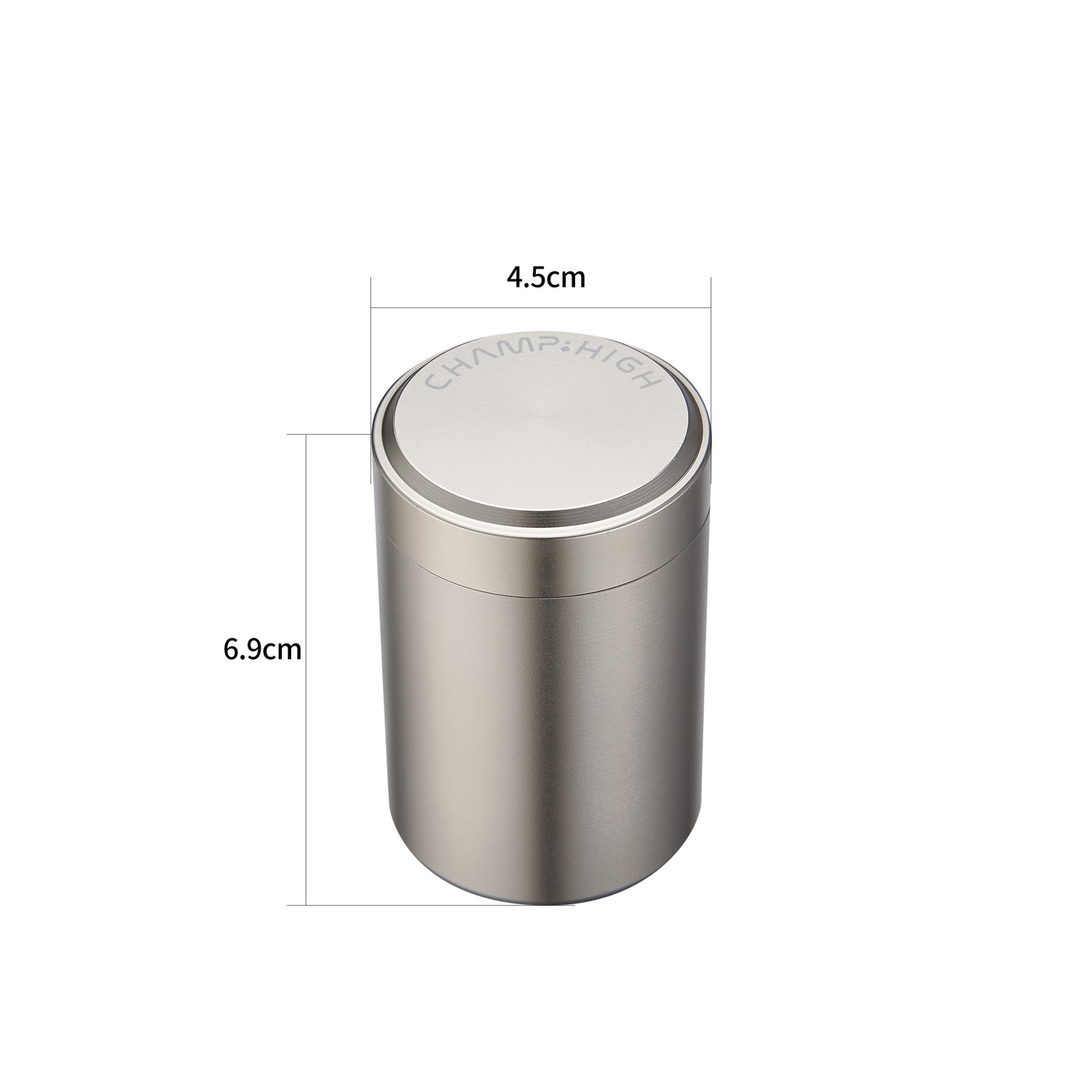 Champ High - Alu Stash Tube - Silver - 45x69mm - 1 Stück Bild 4