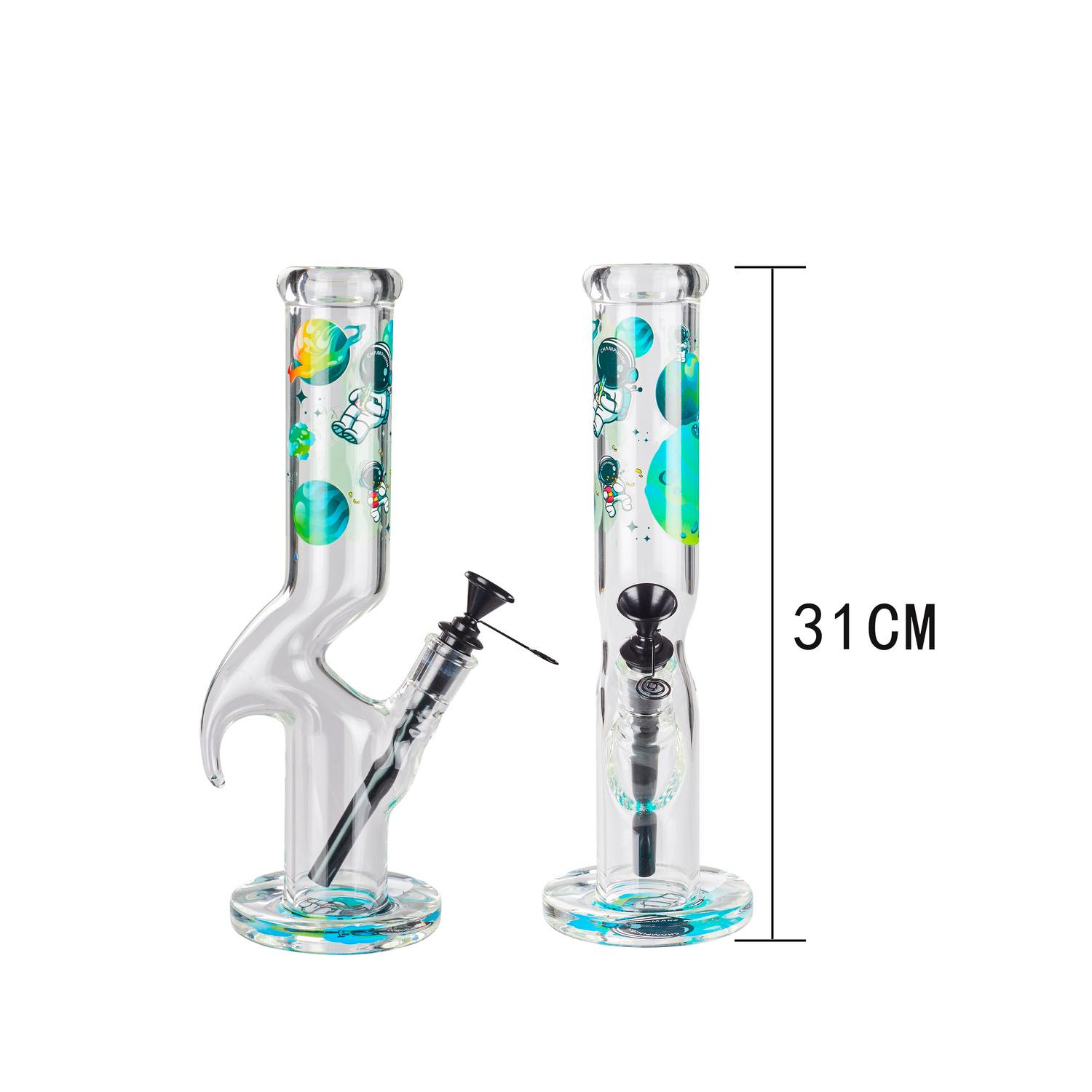 Champ High - Glas Bong Space it up - 40mm - 31cm Bild 3