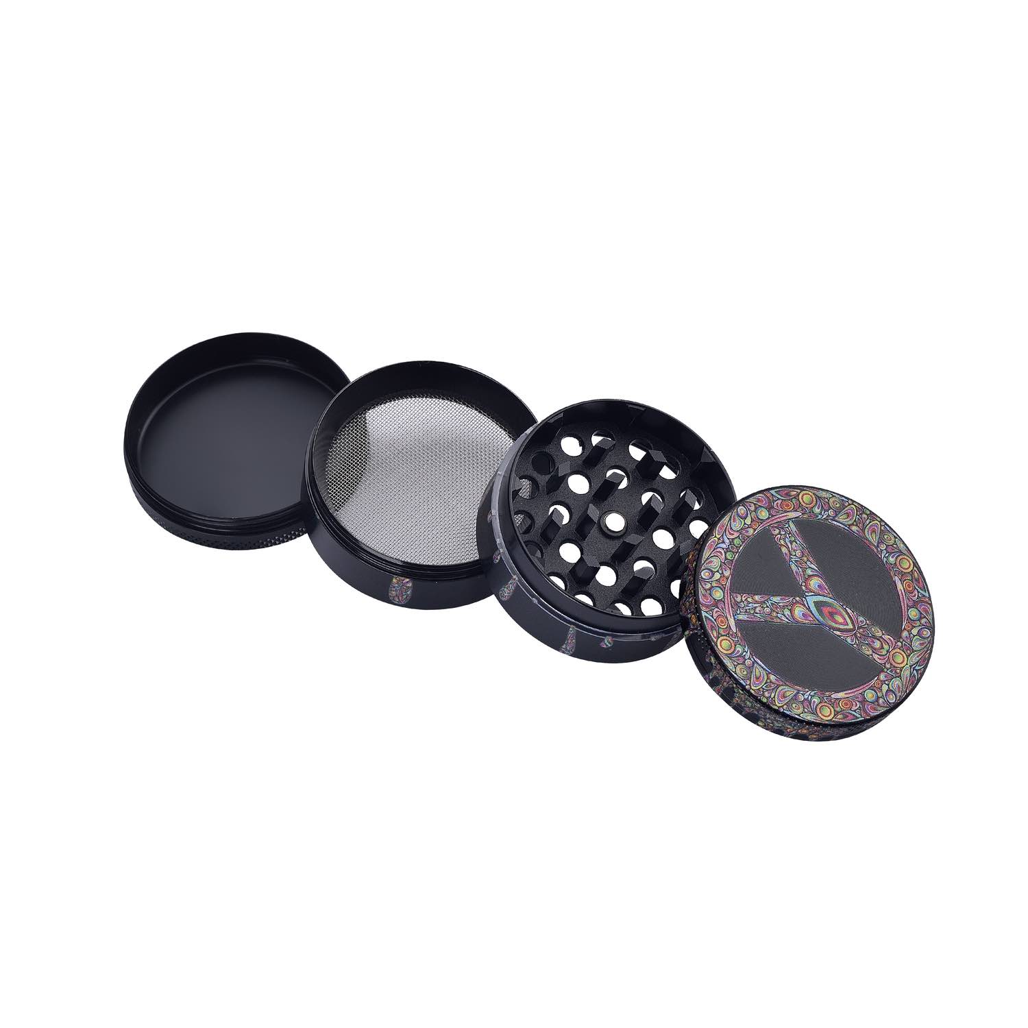 Champ High - Grinder Dripping Peace&Love Paint - 50mm - 4 Layers - Display - 9 Stück Bild 3