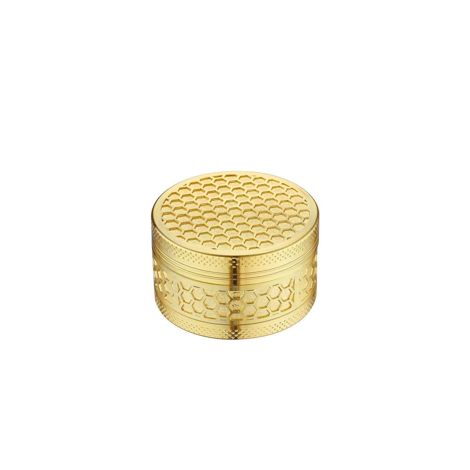 Champ High - Grinder Golden Honeycomb - 50mm - 3 Layers - Display - 12 Stück Bild 2