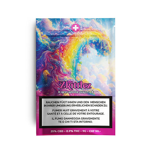 High Level Genetics - Zkittlez - Indoor CBD Blüten - 2g