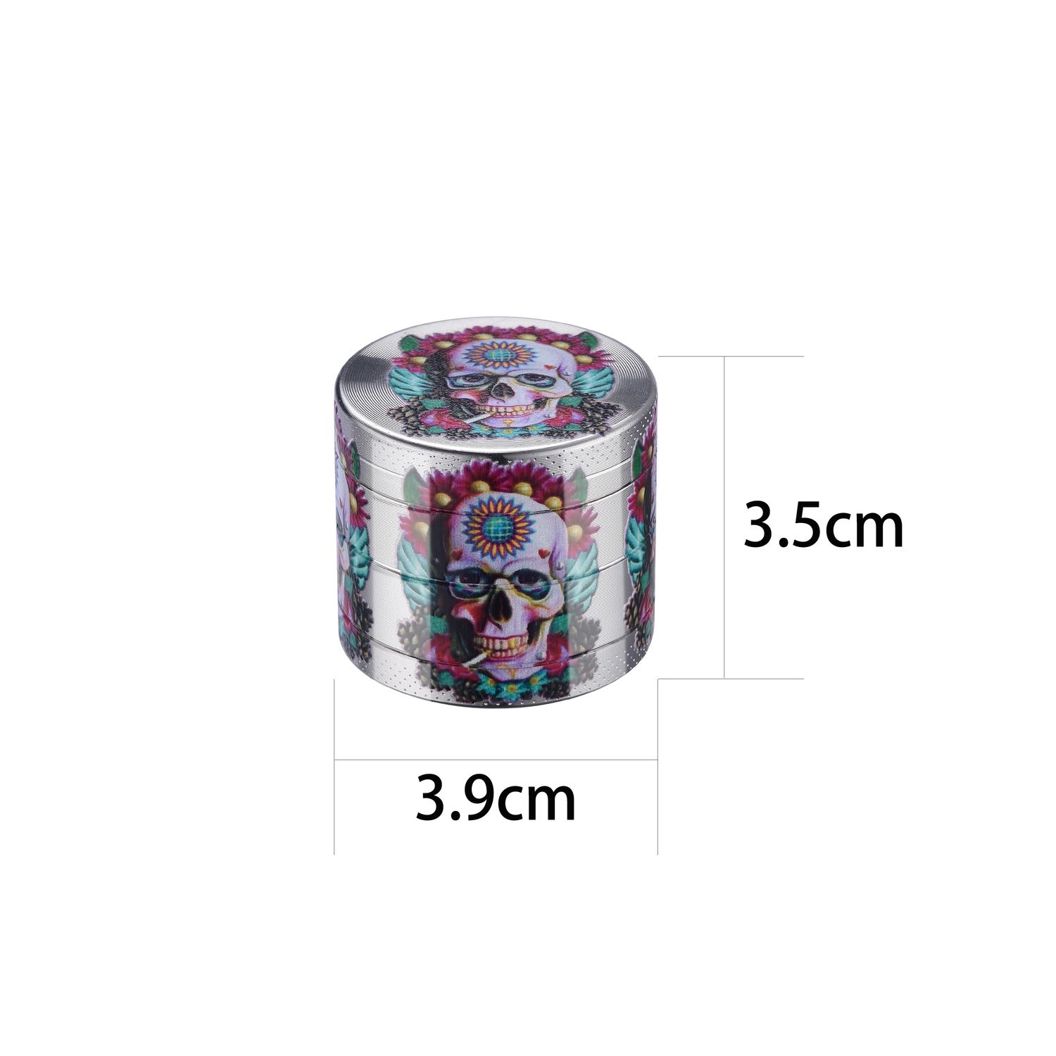 Champ High - Grinder Mini Skull - 40mm - 4 Layers - Display - 12 Stück Bild 4