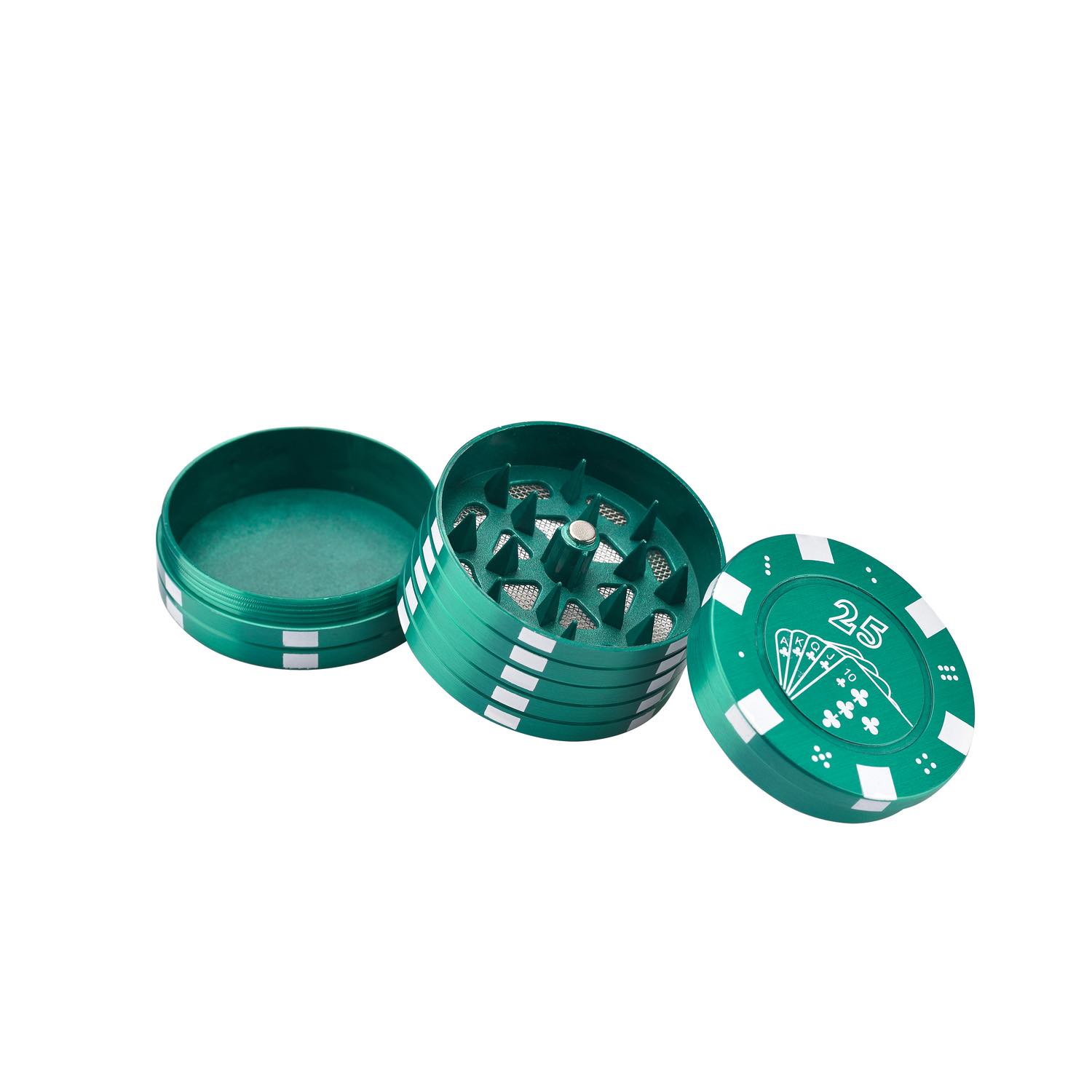 Champ High - Grinder Poker Chips - 42mm - 3 Layers - Display - 12 Stück Bild 3