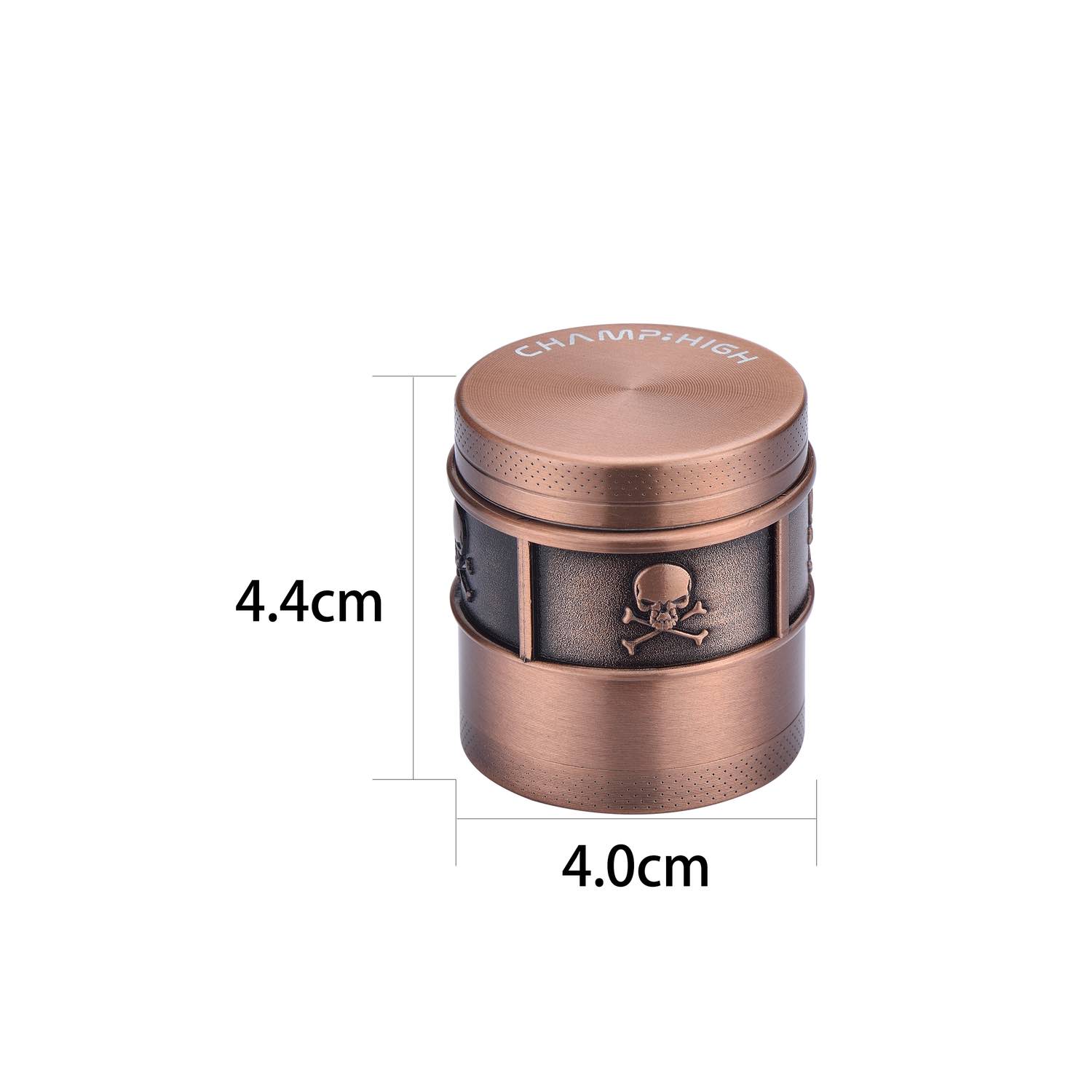 Champ High - Grinder Skull - 40mm - 4 Layers - Display - 12 Stück Bild 4