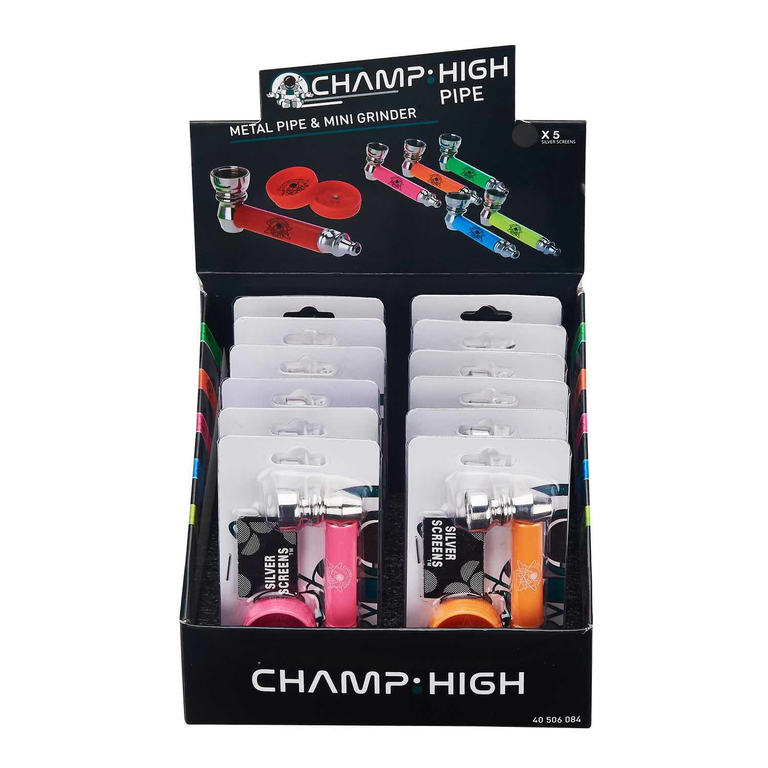 Champ High - Pipe & Grinder - 75mm - Display - 12 Stück