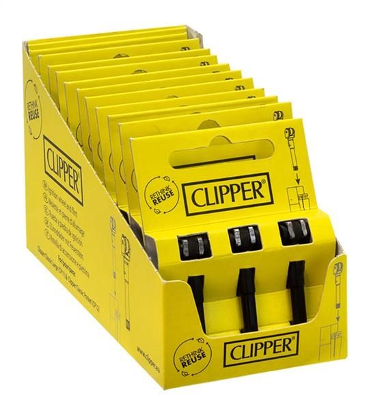Clipper - Flintsystem 3er Set - Display - 12 Stück