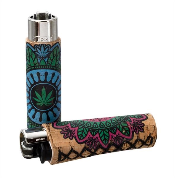 Clipper - Kork Cover - Mandala Hemp Leaves - Display - 30 Stück Bild 2