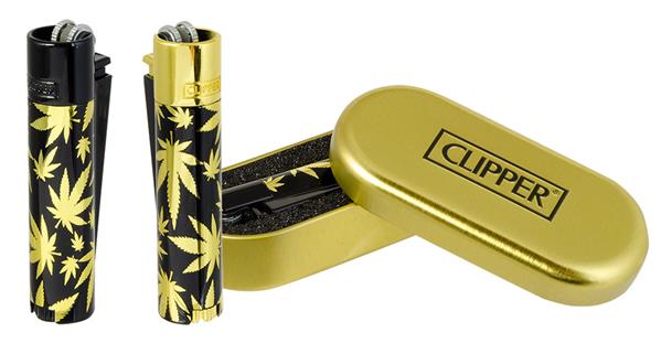 Clipper - Metal - Leaves Gold - Display - 12 Stück Bild 2