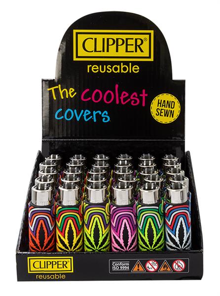 Clipper - Silikon Cover - Circle Leaves - Display - 30 Stück