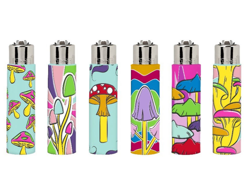 Clipper - Silikon Cover - Magic Mushrooms - Display - 30 Stück Bild 2
