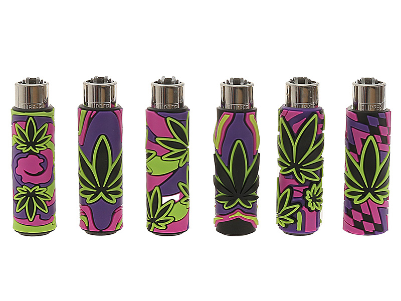 Clipper - Silikon Cover - Neon Leaves - Display - 30 Stück Bild 2