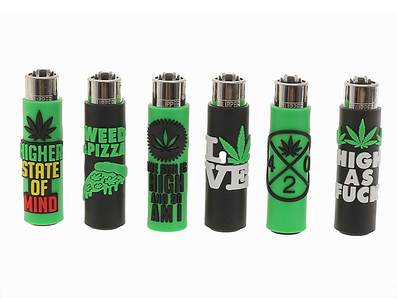 Clipper - Silikon Cover - Weed Statements - Display - 30 Stück Bild 2