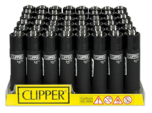 Clipper - Soft Black - Display - 48 Stück