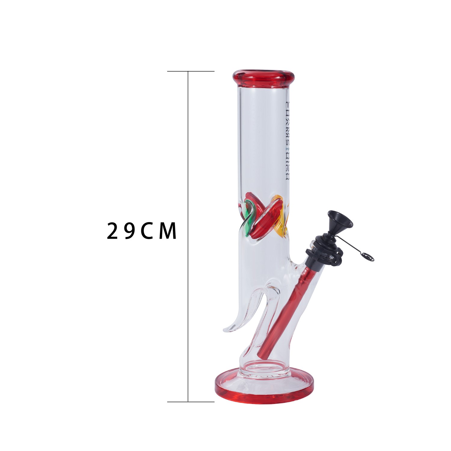 Champ High - Glas Bong Twisted Ice - 40mm - 29cm Bild 3