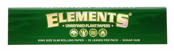 ELEMENTS - Papers - Green - King Size Slim - Box - 50 Stück Bild 3