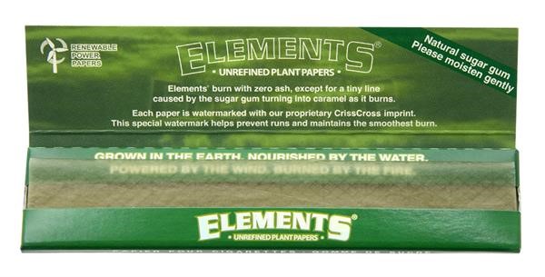 ELEMENTS - Papers - Green - King Size Slim - Box - 50 Stück Bild 5