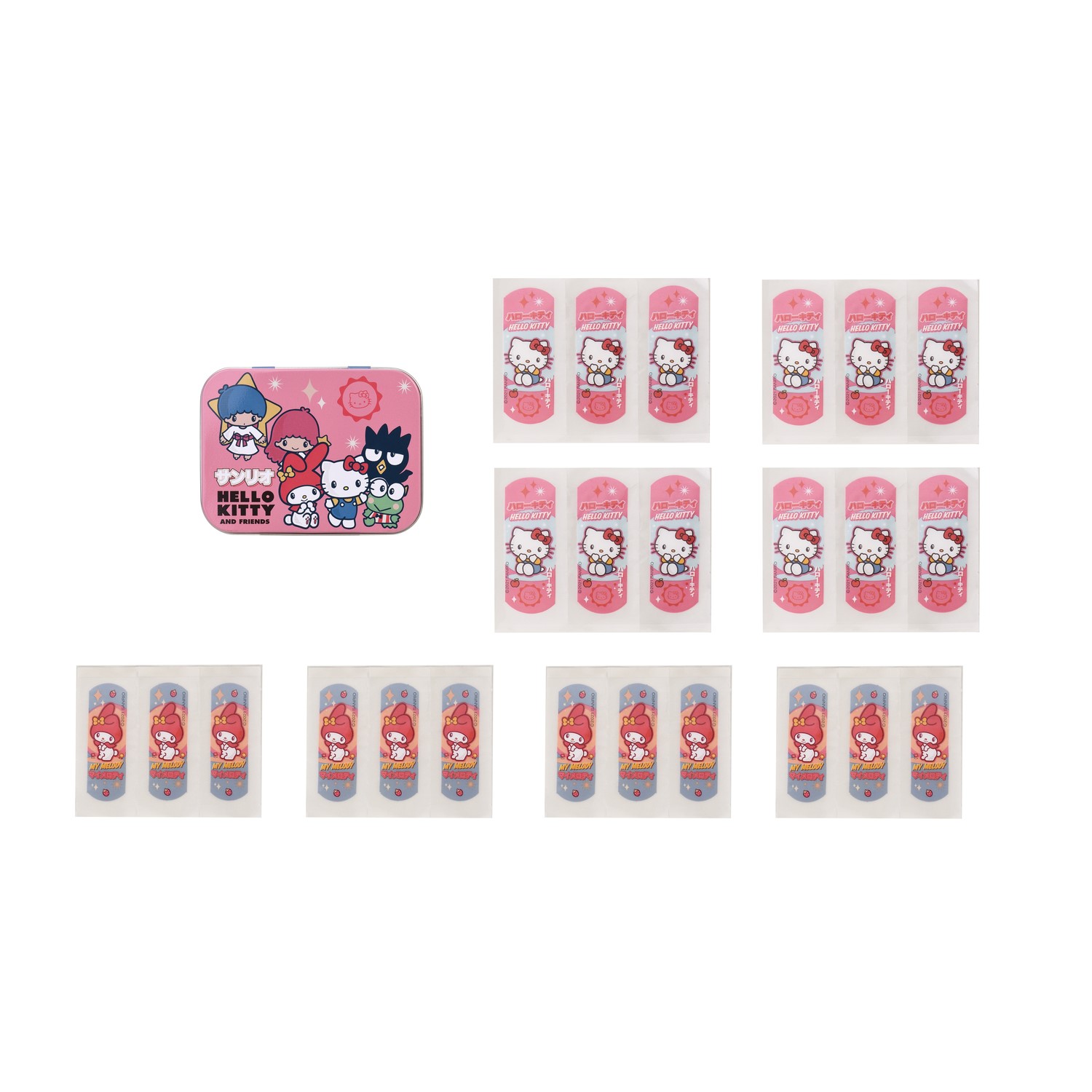 Pflaster in Metalldose - Hello Kitty & Friends - 2 Grössen / 24 Stück - Display - 12 Stück Bild 4