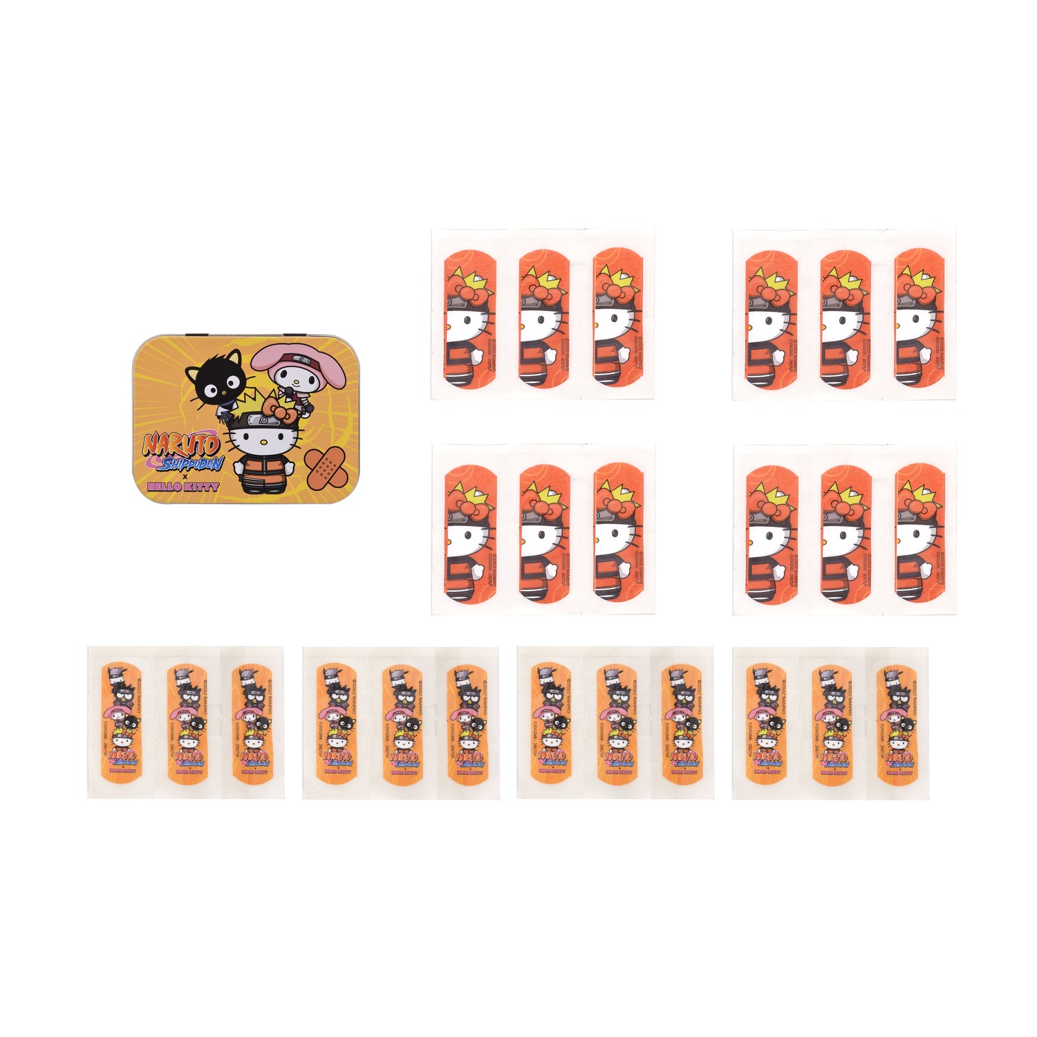 Pflaster in Metalldose - Hello Kitty x Naruto Shippuden - 2 Grössen / 24 Stück - Display - 12 Stück Bild 4