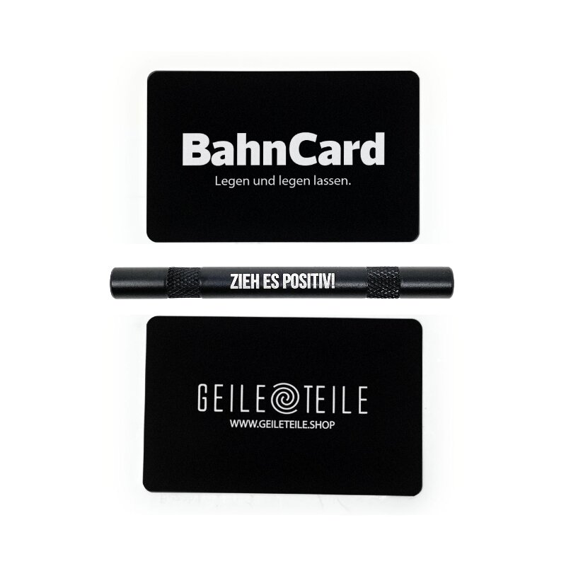 Geile Teile - Ziehrohr Aluminium - Zieh es positiv! - 95mm