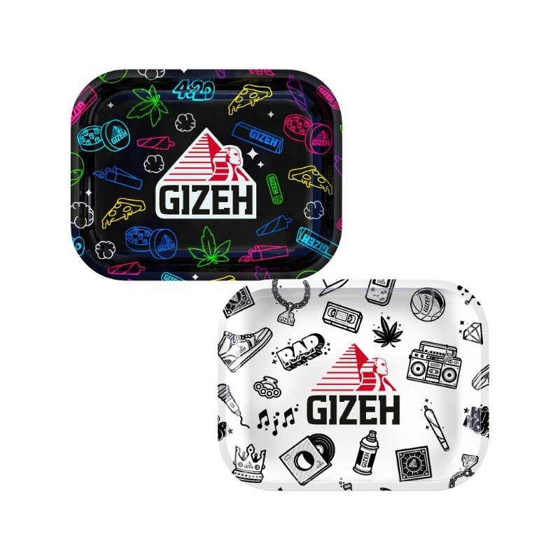 GIZEH - Rolling Tray - 18 x 14cm - Comic black - Small Bild 2