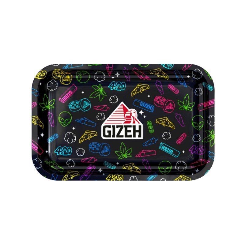 GIZEH - Rolling Tray - 27.5 x 17.5cm - Comic black - Medium